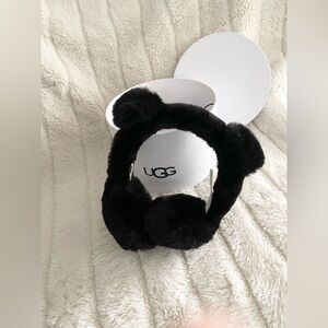UGG Black Plush Ear Warmers
